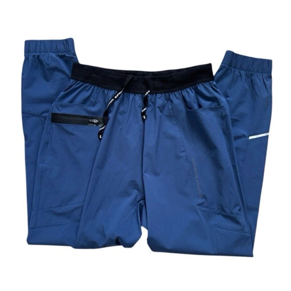 Alphalete Women's M‎ Lightweight Performance Wear Jogger Pants Blue